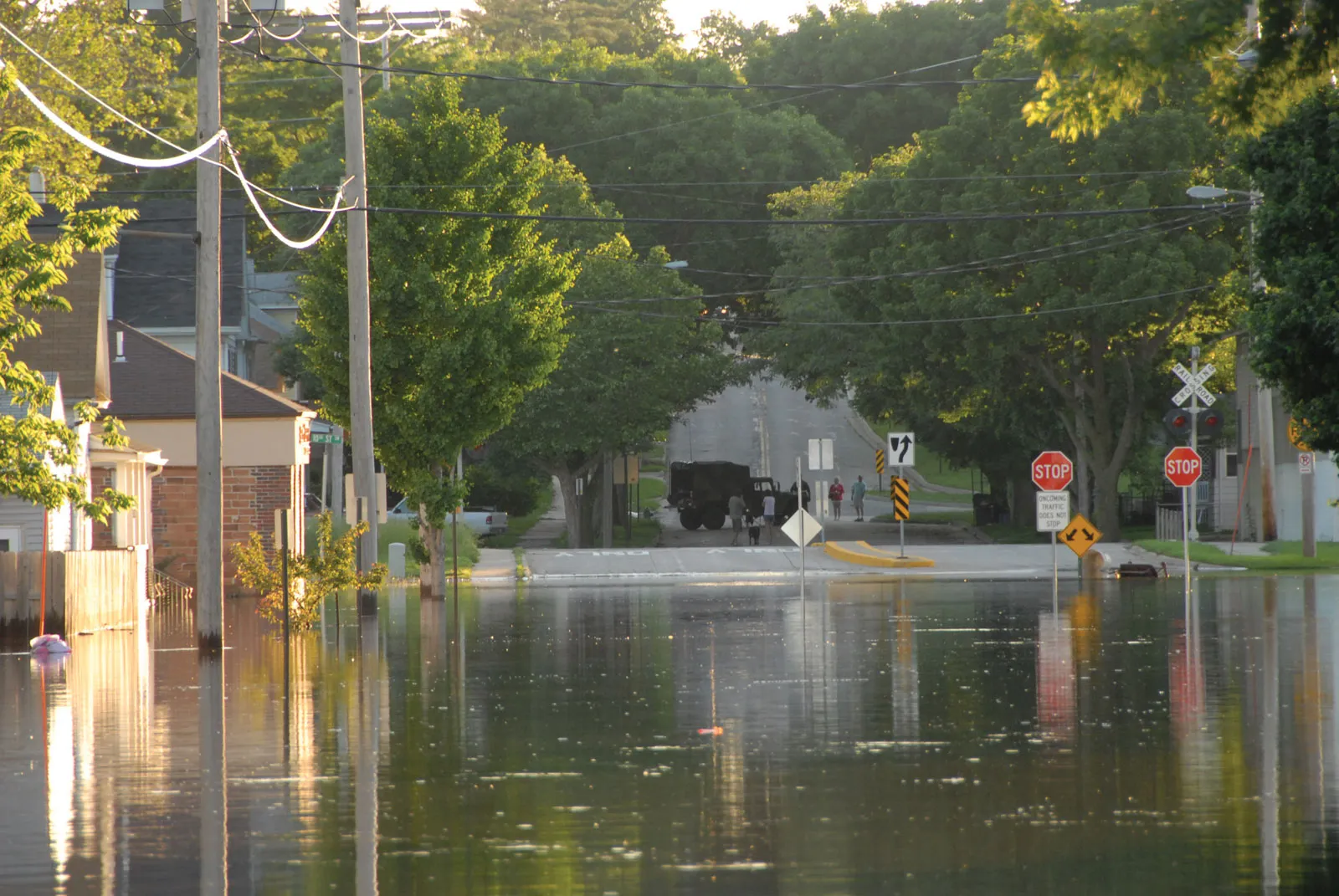 Iowa flooding is caused by rain, snowmelt, and soil