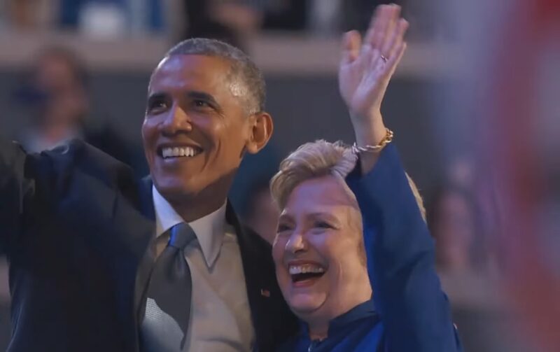 President Obama and Hillary Clinton