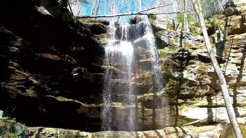 Waterfall in Maquoketa Caves State Park