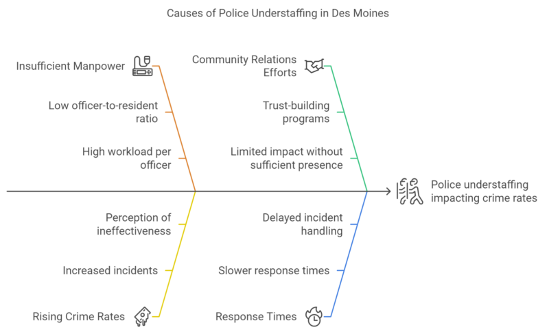 Causes of Police Understaffing in Des Moines